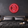 bitcoin led sign
