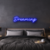 dreaming custom neon sign
