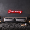 dreaming custom neon sign