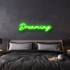dreaming custom neon sign