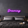 dreaming custom neon sign