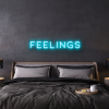 feelings custom neon sign