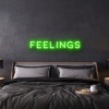 feelings custom neon sign