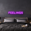 feelings custom neon sign