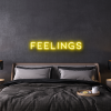 feelings custom neon sign
