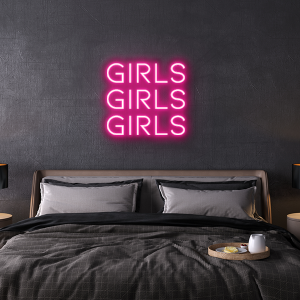 girls custom neon sign