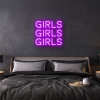 girls custom neon sign