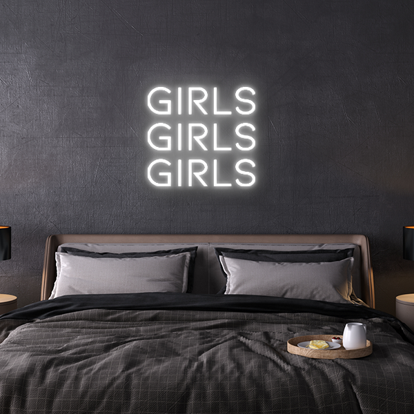 girls custom neon sign