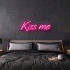 kiss me custom neon sign