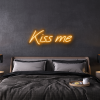kiss me custom neon sign