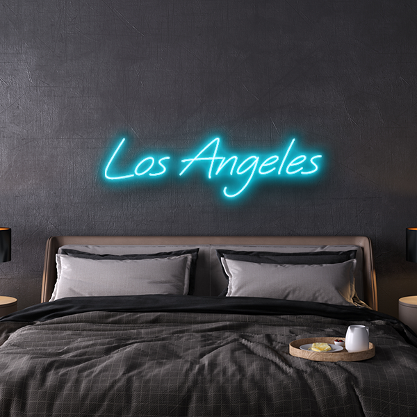 los angeles custom neon sign
