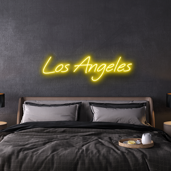 los angeles custom neon sign