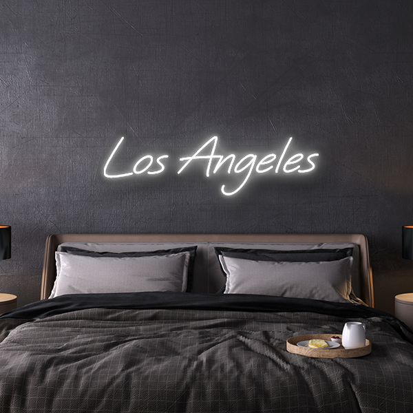 los angeles custom neon sign