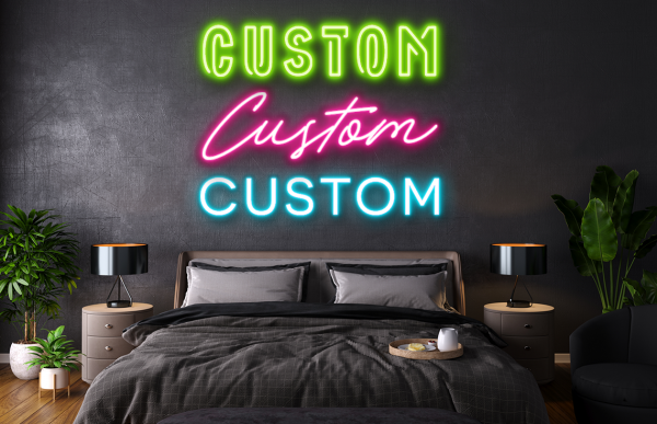custom led neon sign