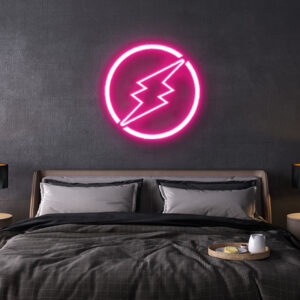 electroneum logo neon sign