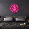 Ethereum logo LED Neon sign