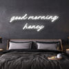 led neon sign good morning honey