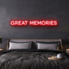 led neon sign great memories