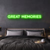 led neon sign great memories