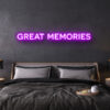 led neon sign great memories