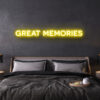 led neon sign great memories