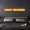 led neon sign great memories