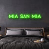 mia san mia fc bayern neon leuchtschrift