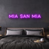 mia san mia fc bayern neon leuchtschrift