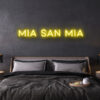 mia san mia fc bayern neon leuchtschrift