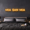 mia san mia fc bayern neon leuchtschrift