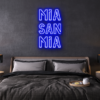 mia san mia fc bayern neon leuchtschrift