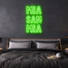 mia san mia fc bayern neon leuchtschrift