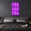 mia san mia fc bayern neon leuchtschrift