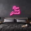rise and grind LED Neon Sign