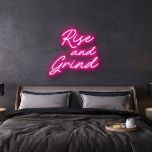 rise and grind LED Neon Sign
