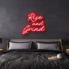 rise and grind LED Neon Sign