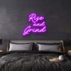 rise and grind LED Neon Sign
