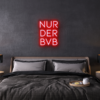 nur der bvb Neon Leuchtschrift