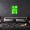 nur der bvb Neon Leuchtschrift