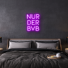 nur der bvb Neon Leuchtschrift
