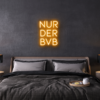 nur der bvb Neon Leuchtschrift