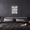 nur der bvb Neon Leuchtschrift