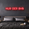 nur der bvb Neon Leuchtschrift