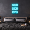 nur der bvb Neon Leuchtschrift