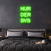 nur der bvb Neon Leuchtschrift