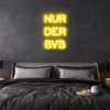 nur der bvb Neon Leuchtschrift