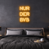 nur der bvb Neon Leuchtschrift