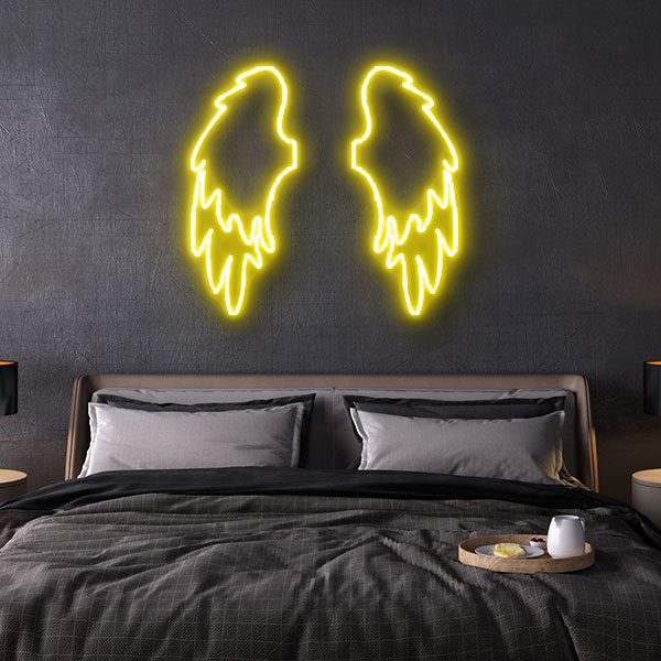 Angel Wings Neon Sign