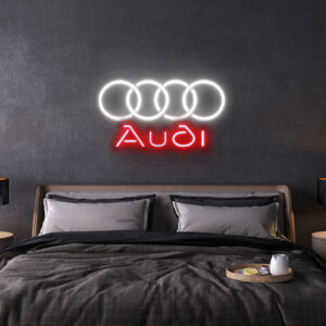 Audi Logo Neon Sign