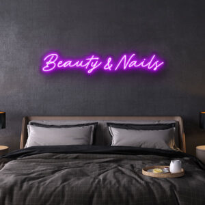 Beauty Nails Neon Sign